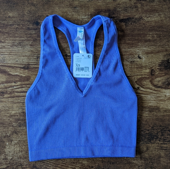 NWT For Love & Lemons Free Throw Crop Tank - Picture 3 of 5